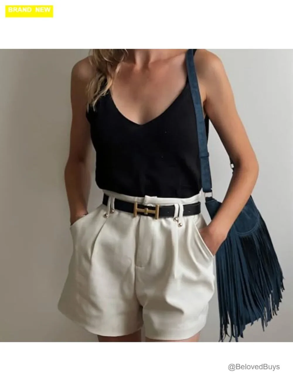 Vintage Suede Hobo Bag Tassel Crossbody Shoulder Purse